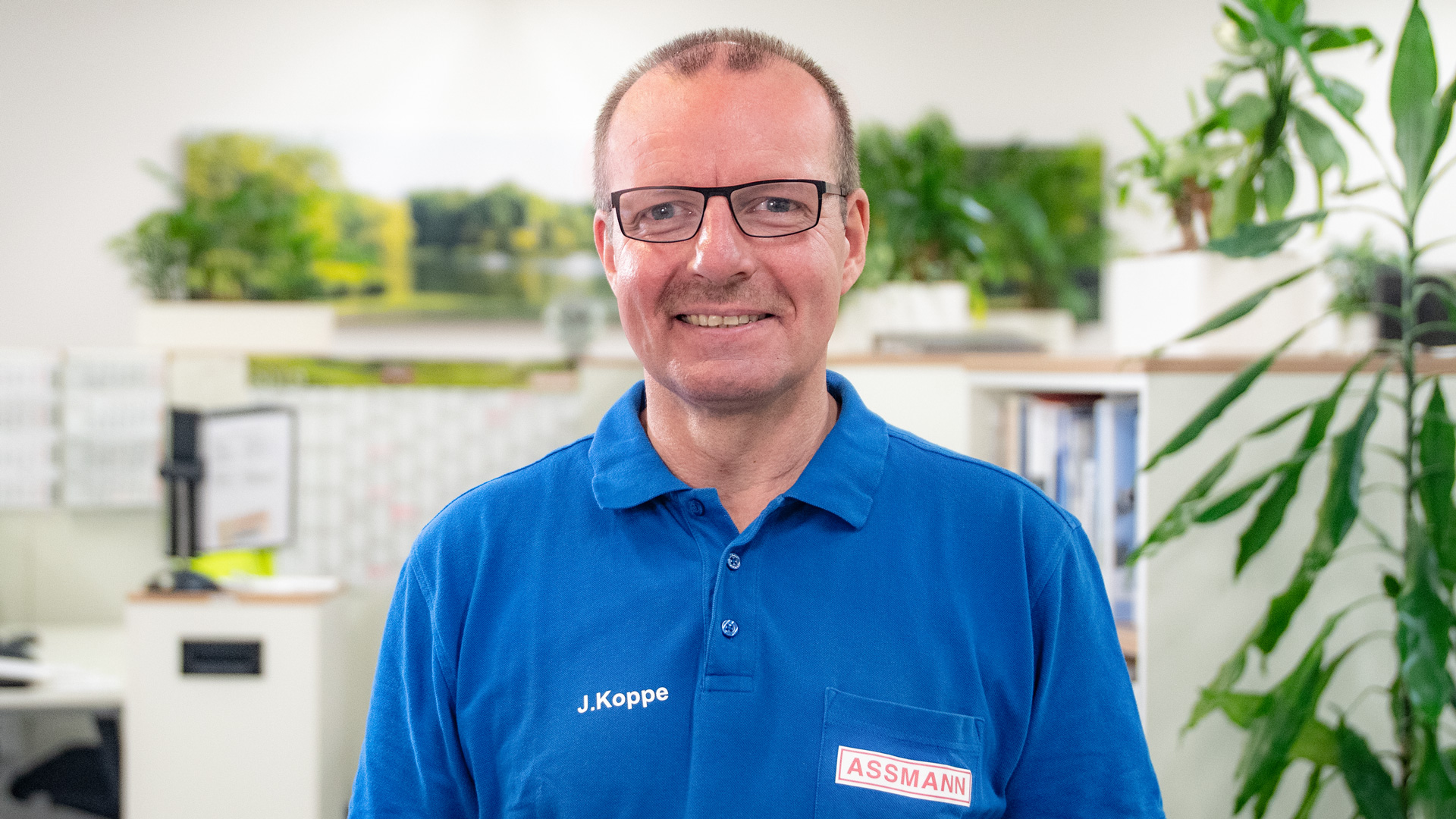 Jörg Koppe Mitarbeiter der Instandhaltungsabteilung bei ASSMANN